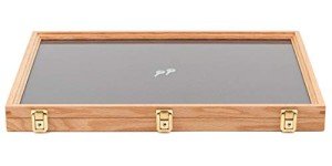 Extra Large Oak Display Case for Collectibles