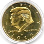 Rare 2020 Donald Trump Gold Eagle Coin Collectible