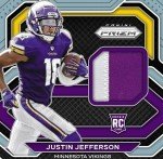 Justin Jefferson 2020 Prizm Rookie Patch Autograph