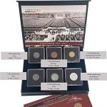 Set of 6 Authentic WWII German Coins in Box