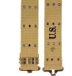WW2 U.S. M1936 Khaki Pistol Belt - Fits 25"-51