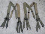 WW2 M1936 Khaki/OD Suspenders - 1945 Edition