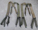 WW2 M1936 Khaki/OD Suspenders - 1945 Edition