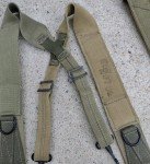 WW2 M1936 Khaki/OD Suspenders - 1945 Edition