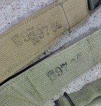 WW2 M1936 Khaki/OD Suspenders - 1945 Edition