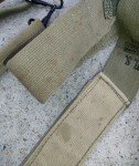 WW2 M1936 Khaki/OD Suspenders - 1945 Edition