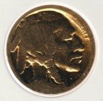 Rare 1913-1938 Gold Plate Buffalo Nickel Collection