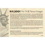 9/11 Never Forget Five Piece Coin Collection