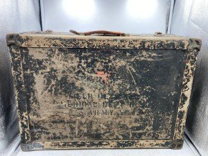 U.S. Army Red Cross Vintage Medical Suitcase