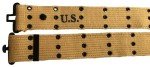WW2 US Army Canvas Gurtband - 56 Inches Khaki