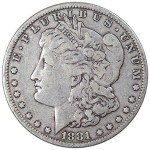 1881 Morgan Dollar 90% Silver Collector's Coin