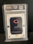 2020 National Treasures Cole Kmet Rookie Patch Auto