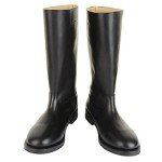 Wachbataillon Post-War Military Boots - Black, 41 EU