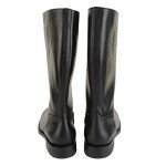 Wachbataillon Post-War Military Boots - Black, 41 EU