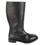 Wachbataillon Post-War Military Boots - Black, 41 EU