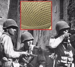 WWII Woven M1 Helmet Net - US GI Camo