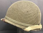 WWII Woven M1 Helmet Net - US GI Camo