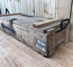 Wooden M2 M30 Mortar Ammo Crate - U.S. Military