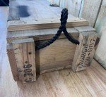 Wooden M2 M30 Mortar Ammo Crate - U.S. Military