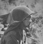 WWII Woven M1 Helmet Net - US GI Camo