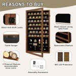 Lockable Shadow Box Display Case for Collectibles