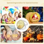 Dyncan 50 Empty Brass Challenge Coins Set