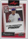 2024 Leaf Metal Bruce Brochy Signature 1/1 Proof