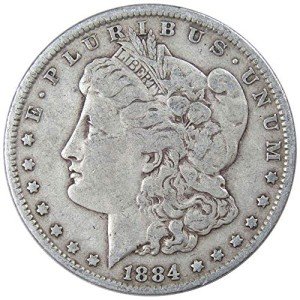 1884 Morgan Dollar Silver US Coin Collectible