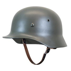 German M35 WW2 Steel Helmet with Leather Liner
