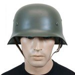 German M35 WW2 Steel Helmet with Leather Liner
