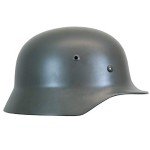German M35 WW2 Steel Helmet with Leather Liner