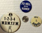 1960s Vietnam War W.D.W.Y.F.W Pinback Collectible