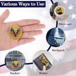 50 Pcs Military Challenge Coins - Eagle Flag Design