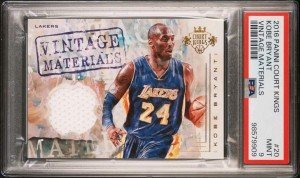 Kobe Bryant Panini Court Kings Vintage Collectible