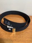 U.S. Army Black Trouser Belt with Brass Tip
