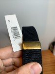 U.S. Army Black Trouser Belt with Brass Tip