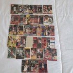 Michael Jordan Autographed Jersey Card Lot - 3 Cards