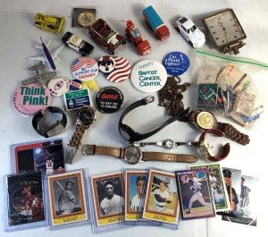 Epic Collectibles Lot: Cards, Watches & Matchbox!