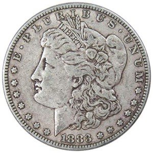 1883 Morgan Dollar VF Silver $1 Collectible Coin
