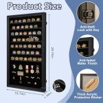 Lockable Display Case for Military Challenge Coins