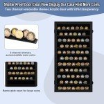 Lockable Display Case for Military Challenge Coins
