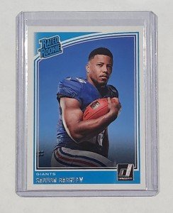 2018 Panini Donruss SAQUON BARKLEY RC Rated ROOKIE Card #306 - OROY