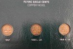 1857-1909 FLYING EAGLE/INDIAN HEAD Cent Collection (25 COINS) w/Intercept Shield