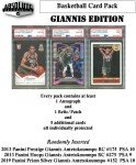 Giannis Antetokounmpo Basketball Cards Auto Relic Pack