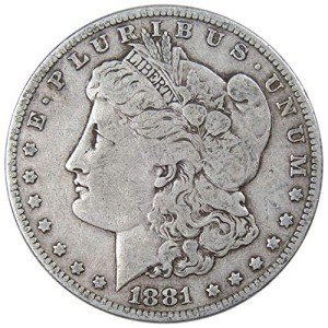 1881 O Morgan Dollar Silver Coin Collectible