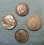 Indian Head Penny Collection - 4 Vintage Coins