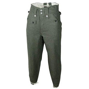 WW2 German M43 Field Grey Wool Trousers 36”