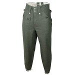 WW2 German M43 Field Grey Wool Trousers 36”