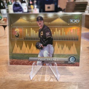 2024 Paul Skeens Gold Refractor Bowman Chrome #BTP-3