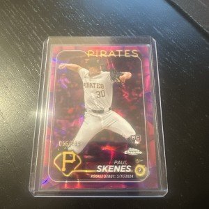 2024 Topps Chrome Paul Skeens Rookie Magenta /299